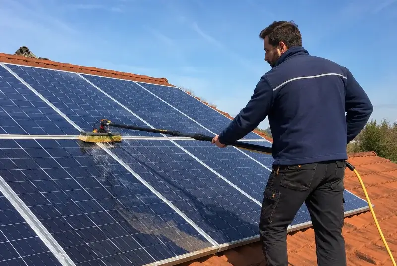 Nettoyage et entretien de panneaux solaires à Taluyers